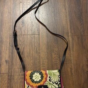 Spartina 449 Black Crossbody Bag with Adjustable Strap